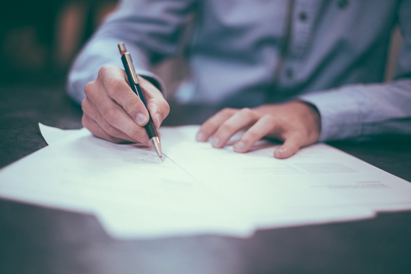 Person writing product documents